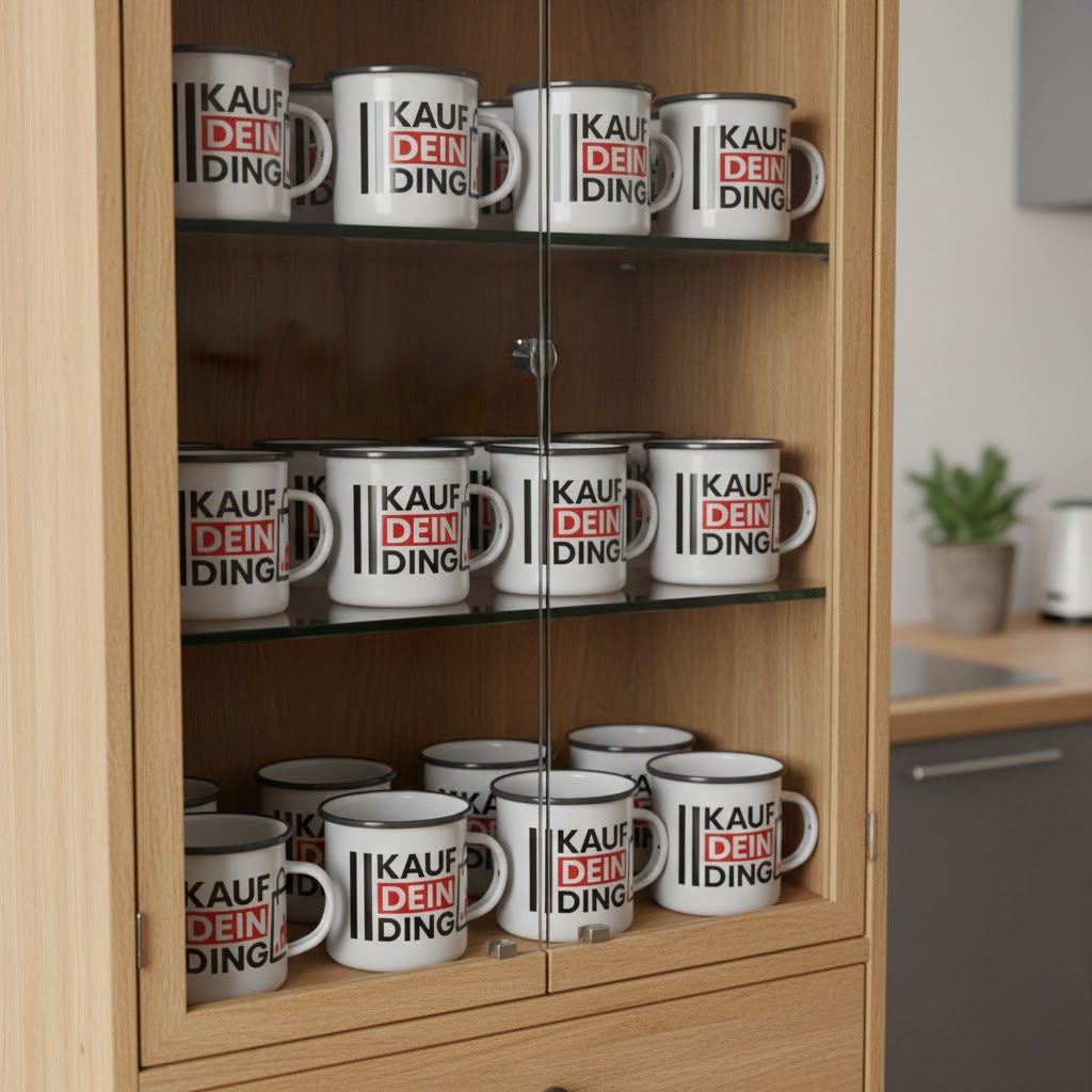 Emaille-Tasse 375 ml mit Panorama-Druck