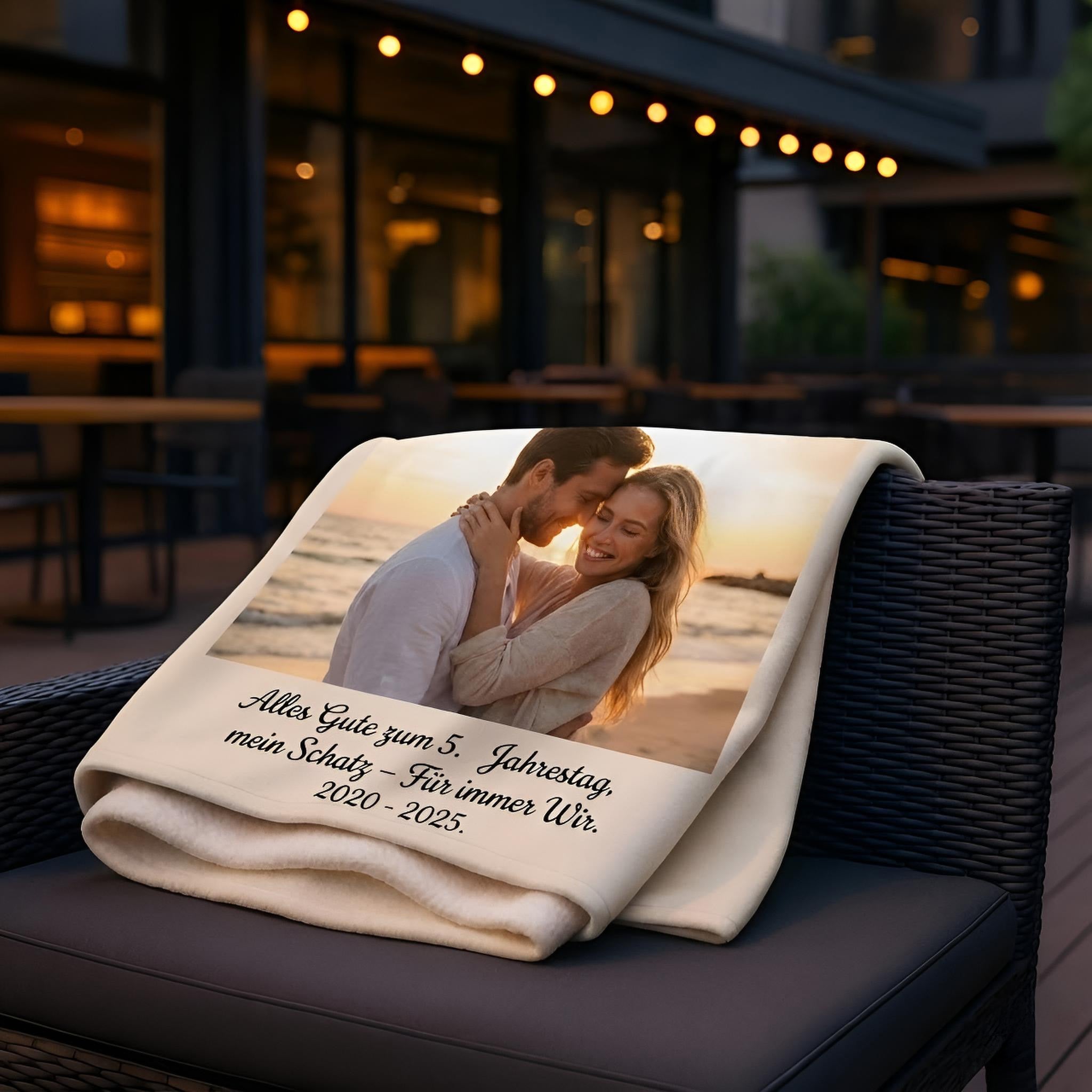 Sherpa-Fleecedecke 150x120cm – weich, warm und mit Deinem Wunschmotiv