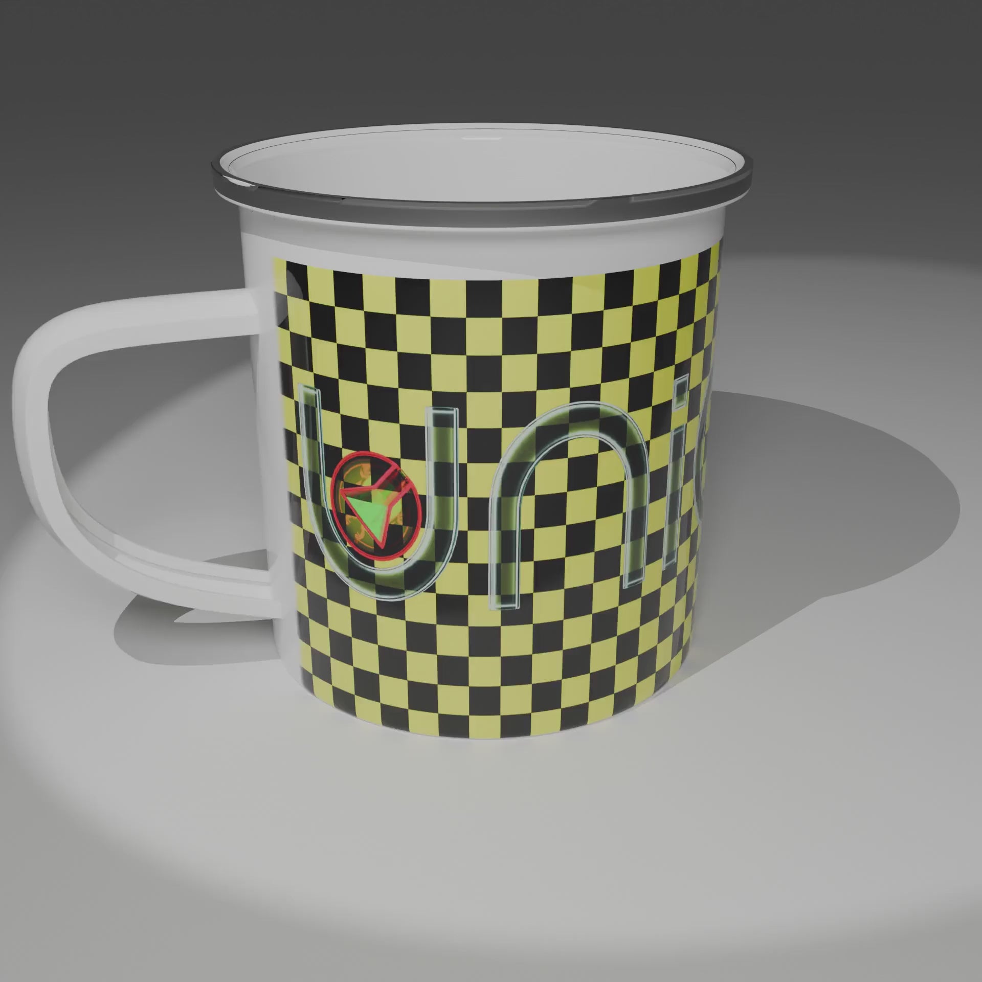 Emaille-Tasse 375 ml mit Panorama-Druck