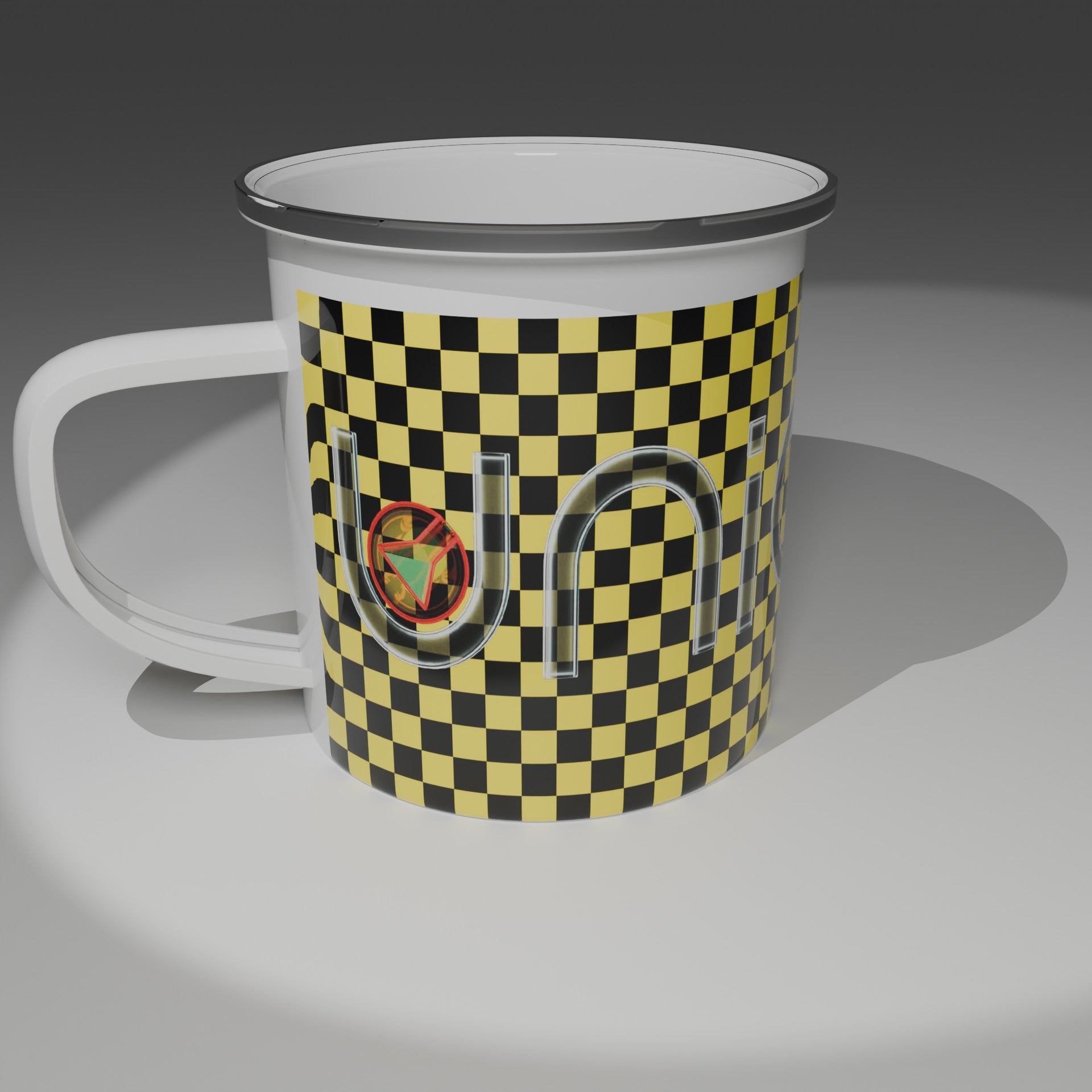 Emaille-Tasse 375 ml mit Panorama-Druck